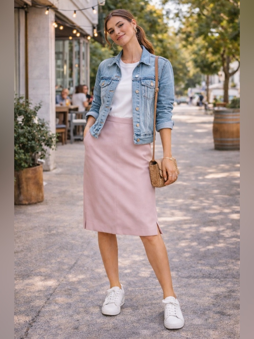 🔥J.Crew Pencil Skirt | Classic Workwear Knee Length Office Chic| Feminine